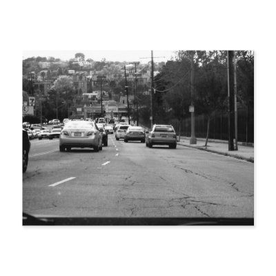 Black And White Cars Post Cards by Supernova23a