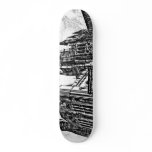 Black and White Cathedral skateboards