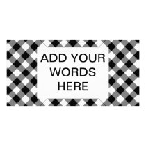 Black and white checked background