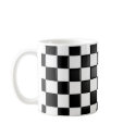 Black and white chequered mugs
