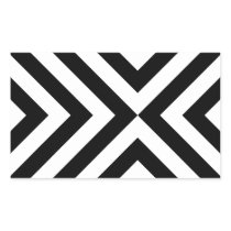 Black and White Chevrons Sticker