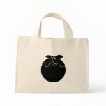 Black and White Christmas Pudding. Custom bags