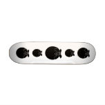 Black and White Christmas Pudding. Skateboards