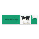 black and white cow bumper sticker bumper stickers