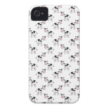 Black and White Cow Pattern. iPhone 4 Case-Mate Case