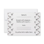 Black and White Cow Pattern. Personalized Invites
