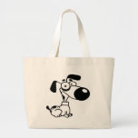 Black and white cute Dog Bag