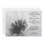 Black and White Daisy Bridal Shower Invitation