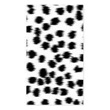 Black and White Dalmatian Print Pattern. Business Card