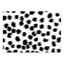 Black and White Dalmatian Print Pattern. Business Card