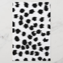 Black and White Dalmatian Print Pattern. Flyer Design