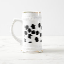 Black and White Dalmatian Print Pattern. Coffee Mug