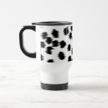 Black and White Dalmatian Print Pattern. Mug