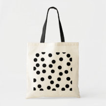 Black and White Dalmatian Spot Pattern. Bag
