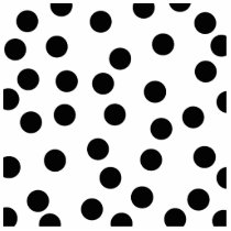 Black and White Dalmatian Spot Pattern. Photo Cut Outs