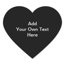Black and White design, custom text. Sticker