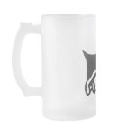 Black and white Dog mugs