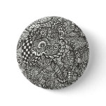 Black and white Doodle Button