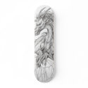 black and white dragon skateboards