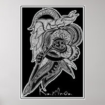 BLACK AND WHITE DRAPE          GICLEE PRINT
