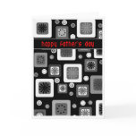 Black and white Father's Day cards