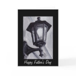 Black and White Father's Day Card