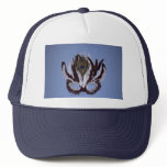 Black and white feather mask hats