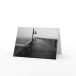 Black and White Flagler Beach pir Photograph Cards