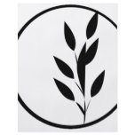 Black and White Floral Design
