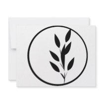 Black and White Floral Design