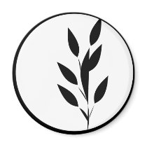 Black and White Floral Design