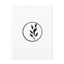 Black and White Floral Design