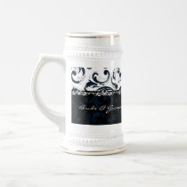 Black and White Floral Mug