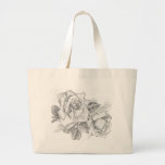 Black and white flowers bags
