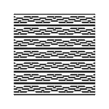 Black and White Geometric Graphic Pattern. Stretched Canvas Prints