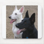 Black and White GSD mousepads
