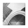 Black and white Guitar Fridge Magnets
