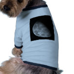 Black and White Half Moon Image pet clothing