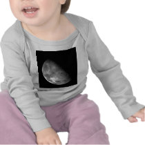 Black and White Half Moon Image Shirt