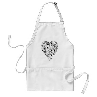 Black and White Heart. Patterned Heart Design. by PsyborgAli