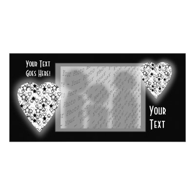 Black and White Heart. Patterned Heart Design. by PsyborgAli