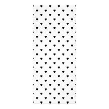 Black and White Hearts Pattern. Announcement