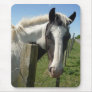 Black and White Horse Mousepad