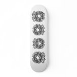 Black and white Italian Republic, Italy skateboards