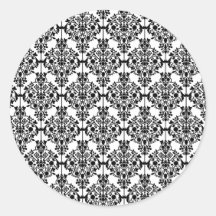Black and White Lace Wallpaper Sticker