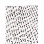 Black and white lattice fence design photo cut out