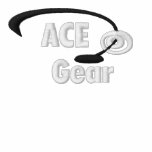 Black and White Logo embroidered shirts