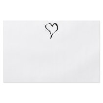 Black and White Love Heart Design. Flyers