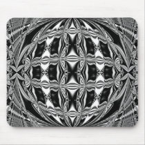 black and white mousepad