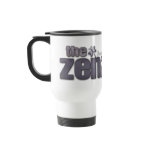 Black and White Mug w/purple logo